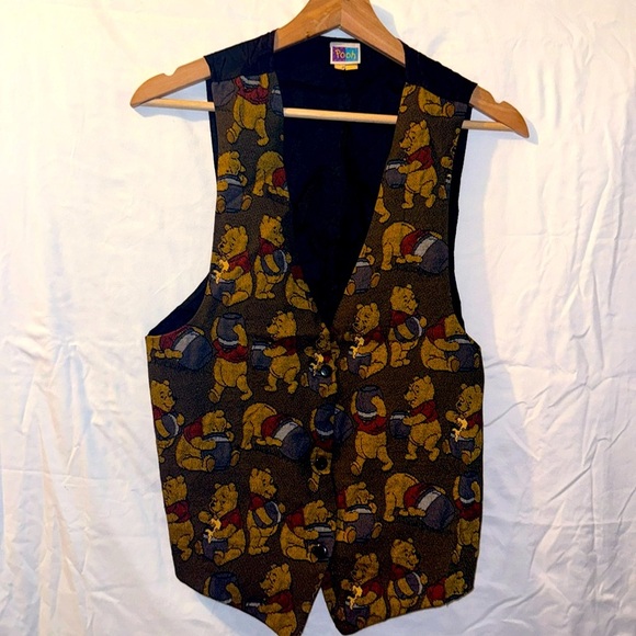 Vtg Winnie The Pooh Embroidered Vest size small - Picture 1 of 10